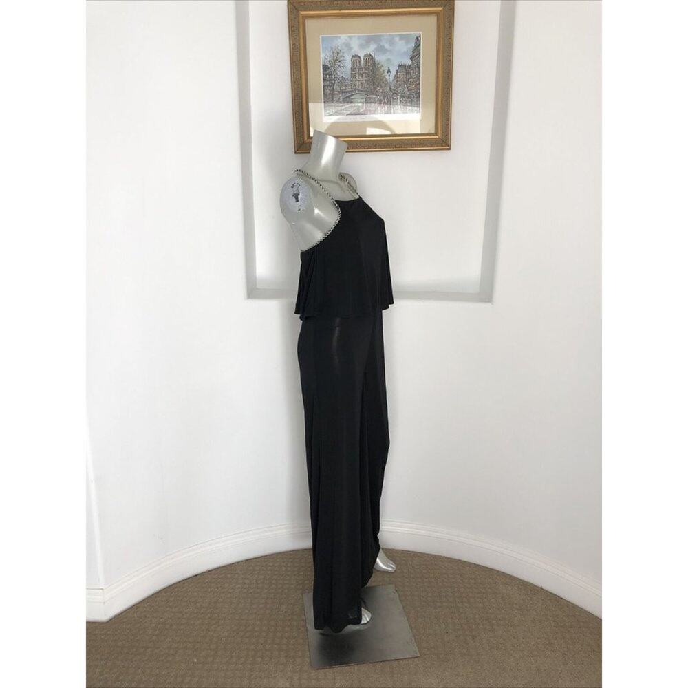 Zara Trafaluc Black Wide Leg Jumpsuit S Open Back Criss Cross Rope Straps - Picture 11 of 14